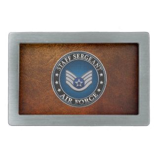 [300] Air Force Staff Sergeant (SSgt) Rectangular Belt Buckles