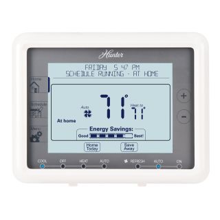 Hunter 7 Day Touch Screen Programmable Thermostat
