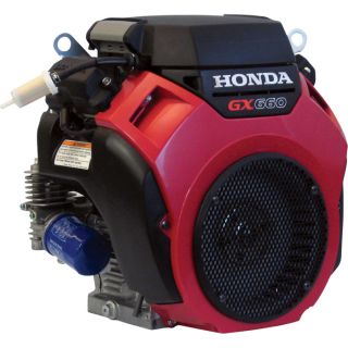 Honda V-Twin Horizontal OHV Engine with Electric Start – 688cc, GX Series, 1 1/8in. x 3.55in. Shaft, Model# GX660RTDW  601cc   900cc Honda Horizontal Engines