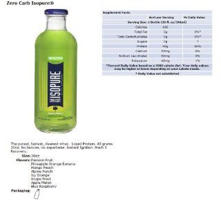 Isopure Protein Beverage 20oz. Case/12, Apple Melon Health & Personal Care