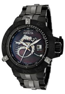 Invicta 0806  Watches,Mens Subaqua Automatic Black Mother Of Pearl Dial Two Tone, Casual Invicta Automatic Watches