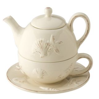 Seashell Teapot for One Set