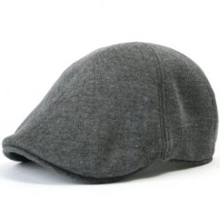 ililily Soft cotton Newsboy Flat Cap Pre curved ivy stretch fit Driver Hunting Hat (flatcap 506 5) at  Mens Clothing store