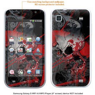 Protective Decal Skin Sticke for Samsung Galaxy S WIFI Player 4.0 Media player case cover GLXYsPLYER_4 506 Cell Phones & Accessories
