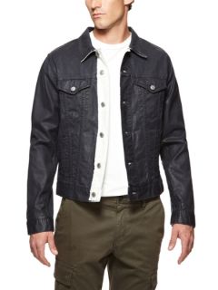 Waxed Denim Jacket by Dries van Noten