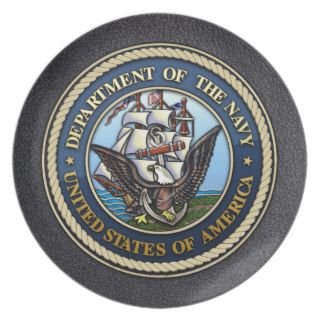 U.S. Navy Emblem Dinner Plate