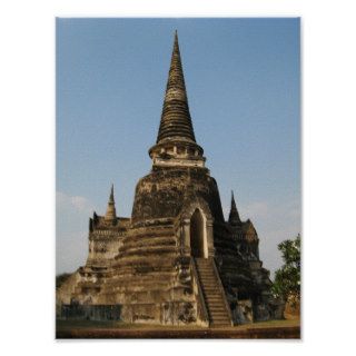Wat Phra Si SanphetAyutthaya, Thailand Poster