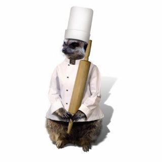 Meerkat Chef with Rolling Pin Cut Outs