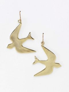 Gold Dove Earrings by Rachel Leigh