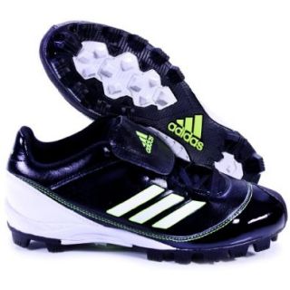 MONICA MD LOW W BY ADIDAS G48790 WOMEN'S SOFTBALL MOLDED CLEATS BLACK WHITE NEON US WOMEN'S 9.5M Shoes