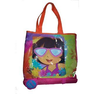 Dora the Explorer Dora 13 inch Beach Tote with Mat   (Colors/Styles Vary) Toys & Games