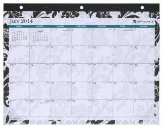 AT A GLANCE 2014 2015 Academic Year Madrid Mini Monthly Desk Pad Calendar, 11 x 8.50 Inch Page Size (SK93 706A) 