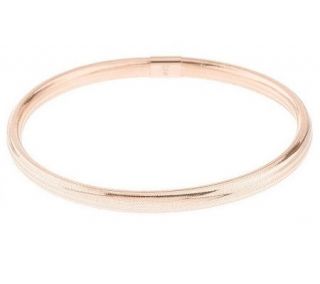 Polished Slip On Comfort Bangle Bracelet 14K Gold —