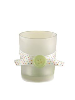"Cute as a Button" Frosted Glass (Set of 12 Or 24 Party Favors)Tea Light Holders by Kate Aspen