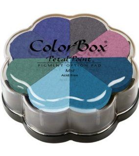 Clearsnap ColorBox Pigment Petal Point Option Inkpad 8 Colors, Mist