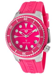 Unisex Pink & Stainless Steel Neptune Watch by Swiss Legend Watches