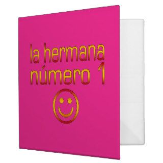 La Hermana Número 1   Number 1 Sister in Spanish Binders