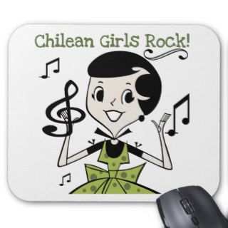 Chilean Girls Rock Mouse Mat