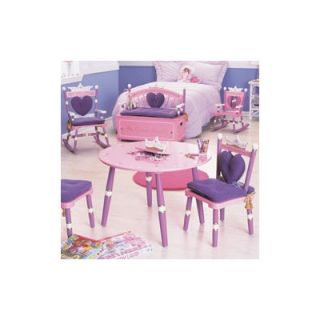 Levels of Discovery Princess Kids 3 Piece Table and Chair Set