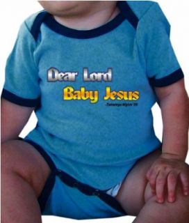 One Liners TALLADEGA NIGHTS "DEAR LORD BABY JESUS" MOVIE LINE ONESIE  All Colors Clothing