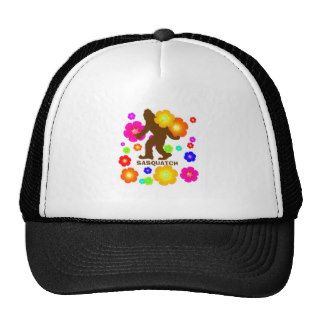 Sasquatch Flowers Hats