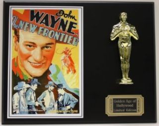 New Frontier, John Wayne LTD Edition Oscar Movie Poster Display Entertainment Collectibles