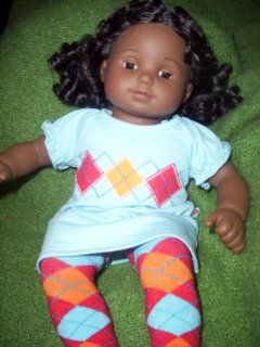 American Girl Bitty Twins   African American Boy and Girl with "Bitty Twins Learn to Share" book Toys & Games