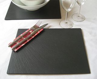 welsh slate placemats by grasi