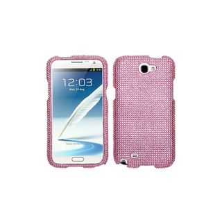 MYBAT Pink Diamond Bling Dot Lady Hard Case for Samsung Galaxy Note 2 Eforcity Cases & Holders