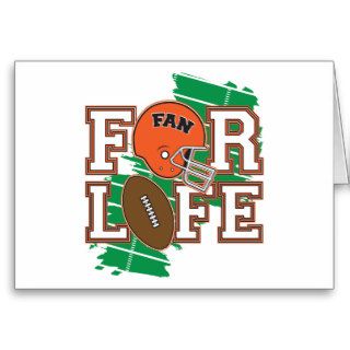 Football Fan Orange Card