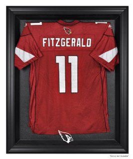 Black Framed Arizona Cardinals Logo Jersey Display Case  Sports Related Display Cases  Sports & Outdoors