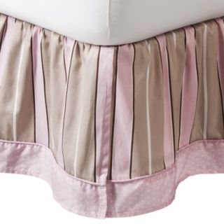 Sweet Jojo Designs Mod Dots Bed Skirt   Pink (Qu