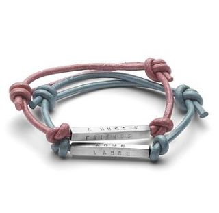 id bead friendship bracelet by chambers & beau
