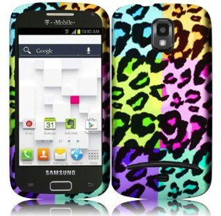 Samsung Galaxy S Relay 4G T699 ( T Mobile ) Rainbow Leopard Hard Snap On Case Cover Faceplate Protector with Free Gift Reliable Accessory Pen Cell Phones & Accessories