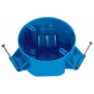 Carlon B520AR UPC 4" Round Ceiling Box With Captive Nails   Electrical Boxes  