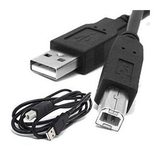Importer520 Black 10 ft Hi Speed USB 2.0 Printer Scanner Cable Type A Male to Type B Male For HP, Canon, Lexmark, Epson, Dell Electronics