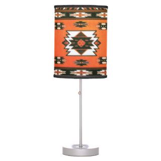 Southwestern pattern table lamp