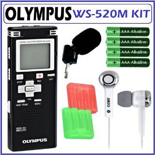 Olympus WS 520M 8GB Digital Voice Recorder + Accessory Kit Electronics