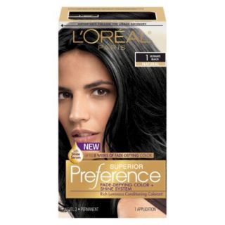 LOreal  Preference Hair Color   Ultimate Black 1