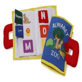 alphabet zoo interactive book by alphabet gifts & interiors