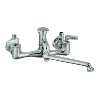KOHLER Kohler Polished Chrome 2 Handle Utility Sink Faucet