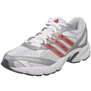 adidas Women's Vanquish 3 Running Shoe, White/Poppy/Silver, 5 M Shoes