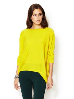 Dolman Sleeve Sweater with Extended Hem by Lafayette 148 New York