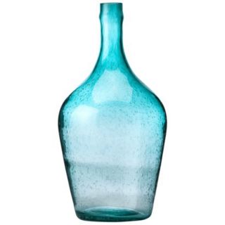 Threshold™ Bubble Glass Demijohn Vase   Green 15.7