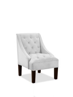 Tufted Velvet Swoop Armchair by Platinum Collection by SF Designs