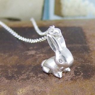 vintage bunny pendant by alexis dove jewellery