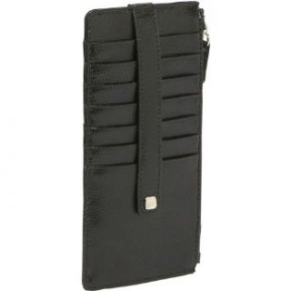 Budd Leather Lizard Print Credit Card Stacker Wallet (Black Onyx) at  Mens Clothing store