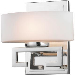 Cetynia Chrome 1 light Rectangular Vanity Fixture