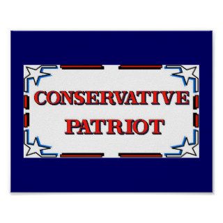 Conservative Patriot Poster