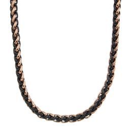 Stainless Steel Men's 24 inch Wheat Chain Necklace Men's Necklaces